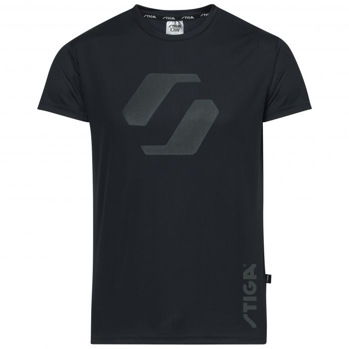 STIGA T-SHIRT SVART ICIW
