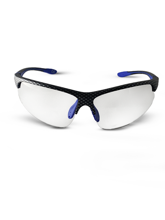 Padelglasögon addictive Flyer, carbon/blå